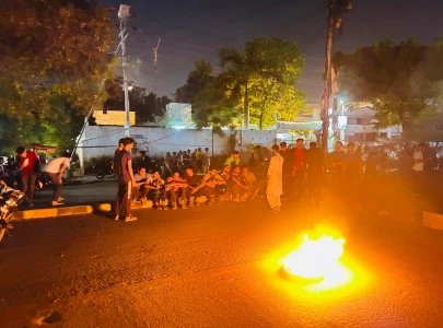 karachi university students torch tyres demand arrests after campus violence karachi university students torch tyres demand arrests after campus violence