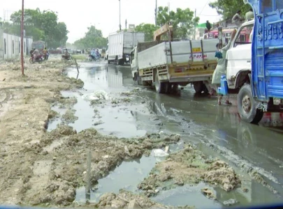 malir s main artery sinks into sewage malir s main artery sinks into sewage