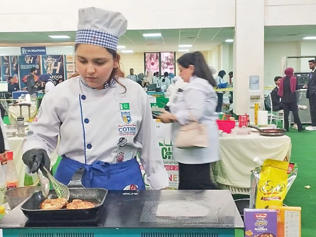 expo centre turns into a gourmet arena as culinary contenders brought their best to the table preparing traditional and international dishes as part of the spirited two day culinary arts competition photo express