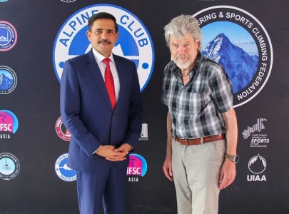 messner visits alpine club hq in pakistan messner visits alpine club hq in pakistan