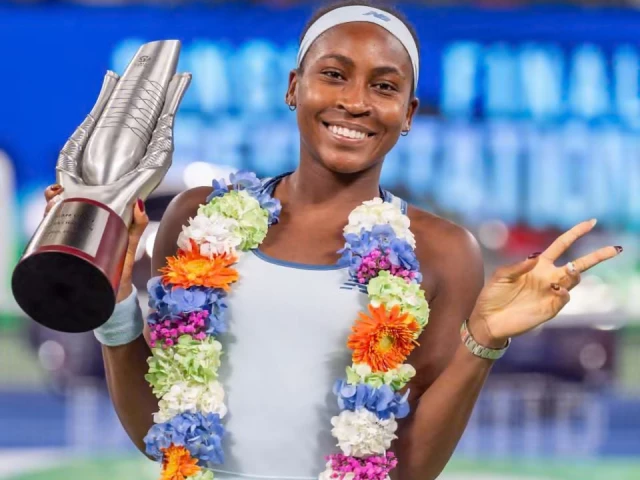 coco gauff won her 11th career title on sunday photo reuters