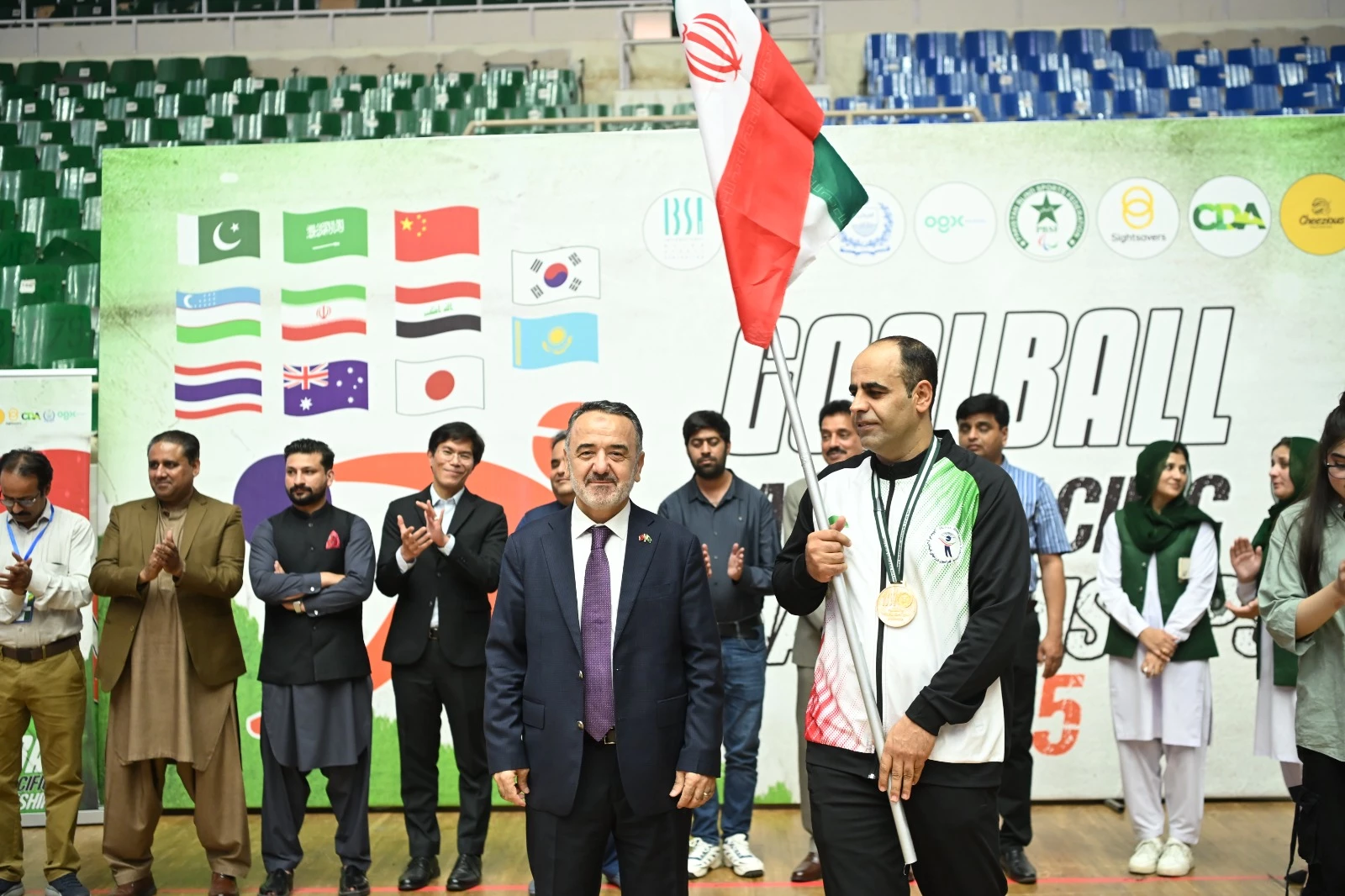 turkish ambassador to pakistan dr irfan naziroglu congratulated the pakistan blind sports federation on the successful conduct of the ibsa asia pacific goalball championships 2025 photo pakistan sports board