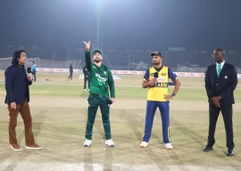 pakistan and sri lanka captains during the toss before tri series final photo pcb s x com account