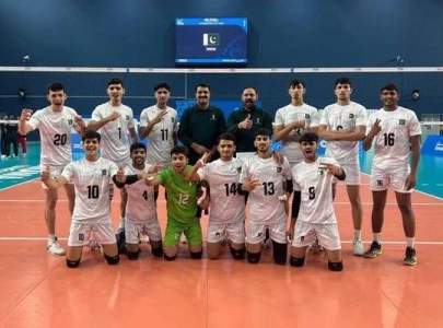 pakistan set to face china in asian youth games volleyball quarterfinals pakistan set to face china in asian youth games volleyball quarterfinals