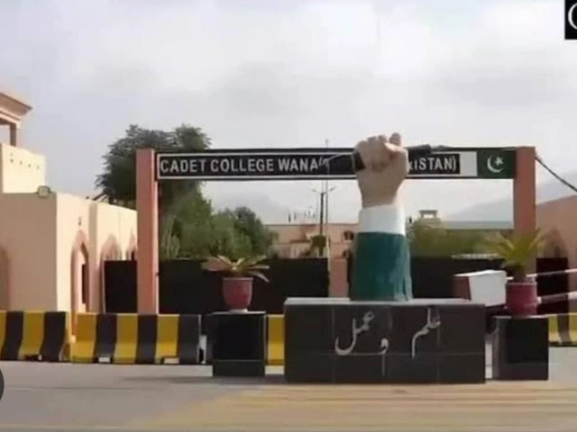 security forces foil terror bid on cadet college wana on november 10 photo file