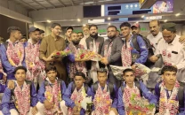 hero s welcome for lyari football academy