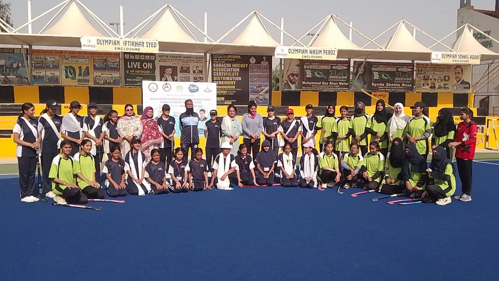 friendly women s hockey series kicks off in karachi