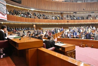 the national assembly has passed the 27th constitution amendment bill 2025 on wednesday photo radio pakistan