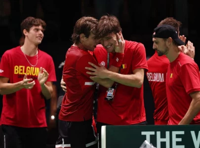 belgium beat france to reach last four of davis cup