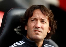 former premier league defender mauricio taricco has been suspended for five games after making a racist gesture towards a referee in south korea photo afp