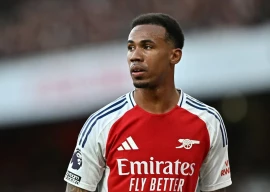 arsenal defender gabriel magalhaes picked up an injury while on international duty with brazil photo afp