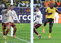 serhou guirassy opens the scoring for borussia dortmund photo afp