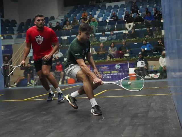 pakistan s top contenders delivered a commanding performance at the cas serena hotels international squash championship 2025 on wednesday photo app