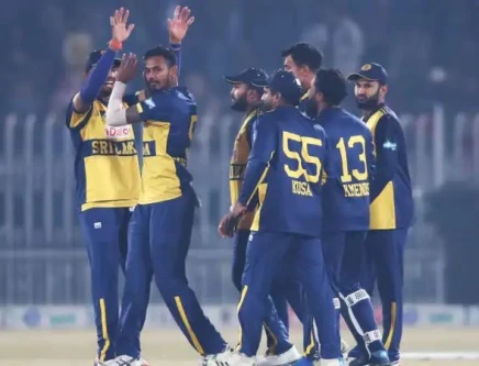 sri lanka edge pakistan by six runs in t20i tri series photo pcb