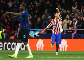 atletico madrid s jose maria gimenez celebrates scoring their second goal photo reuters