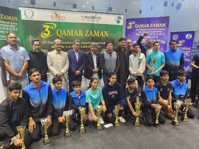 the 3rd qamar zaman all pakistan national junior squash championship concluded in peshawar crowning winners across boys and girls categories photo psf