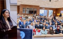 alina azhar lahore human rights activist emerges as voice for gaza at youth congress in morocco