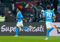 napoli s david neres celebrates scoring their first goal photo reuters