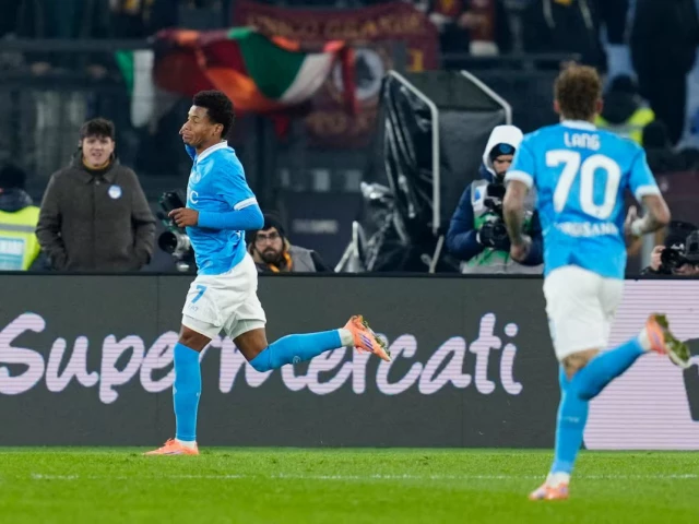 napoli s david neres celebrates scoring their first goal photo reuters napoli s david neres celebrates scoring their first goal photo reuters