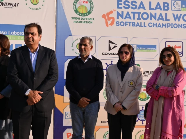 the essa lab 15th national women s softball championship commenced with a vibrant and grand opening ceremony at the kmc sports complex