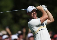 mcilroy struggled with a gusting northerly wind and sloped greens ending seven off the pace after a rollercoaster one over par 72 containing five birdies and six bogeys photo reuters