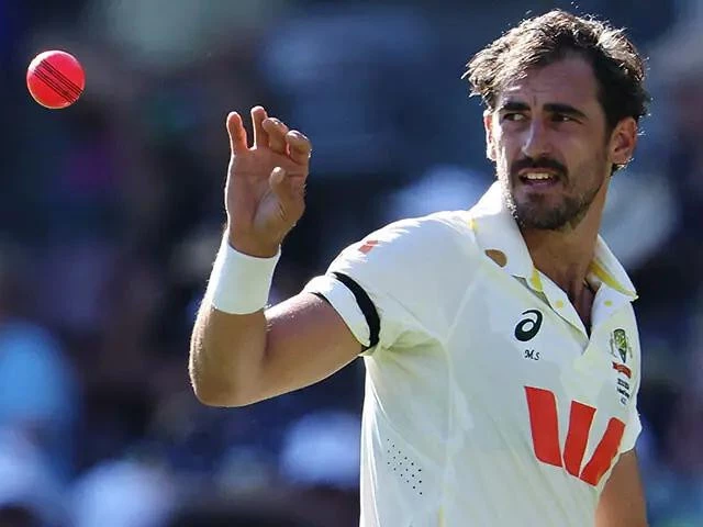 australian pacer mitchell starc in action during the second ashes test against england at the gabba in brisbane on december 4 2025 photo reuters australian pacer mitchell starc in action during the second ashes test against england at the gabba in brisbane on december 4 2025 photo reuters