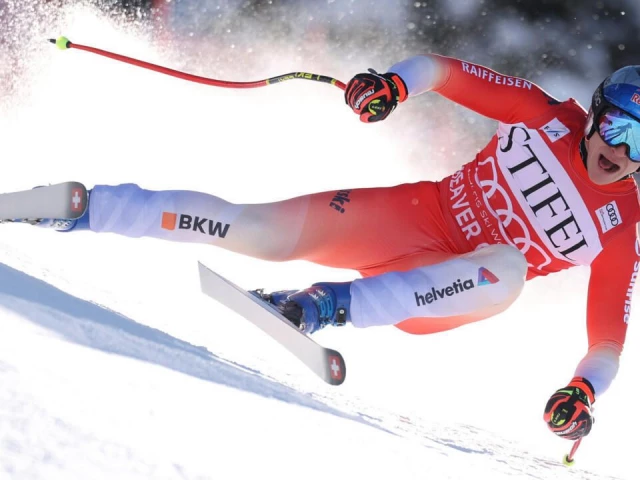 marco odermatt won the beaver creek downhill in commanding style on thursday to notch his third victory photo afp