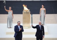 the olympic flame arrived in rome on thursday in preparation for a two month torch relay designed to stir excitement across italy before the winter games in milan and cortina d ampezzo in february photo reuters
