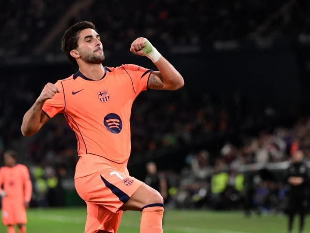 barcelona s spanish forward ferran torres celebrates after scoring a hat trick against real betis in la liga photo afp barcelona s spanish forward ferran torres celebrates after scoring a hat trick against real betis in la liga photo afp