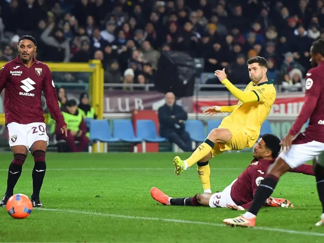 ac milan s christian pulisic centre scores a goal during the match against torino fc photo afp ac milan s christian pulisic centre scores a goal during the match against torino fc photo afp