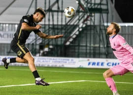 claudio braga opened the scoring a minute after kick off photo afp