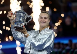 aryna sabalenka celebrates with the trophy after winning the women s singles final photo reuters