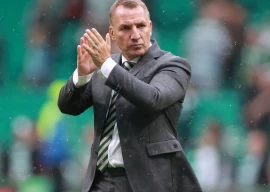 brendan rodgers left celtic despite steering them to successive league title triumphs in scotland photo afp