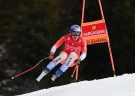 switzerland s marco odermatt in action during the first run photo reuters