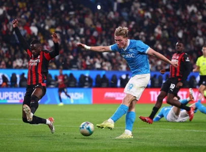 napoli sink milan to reach italian super cup final