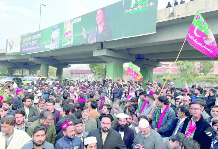 pti protest photo express