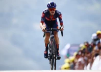 team picnic postnl s oscar onley crosses the finish line after stage 13 photo reuters