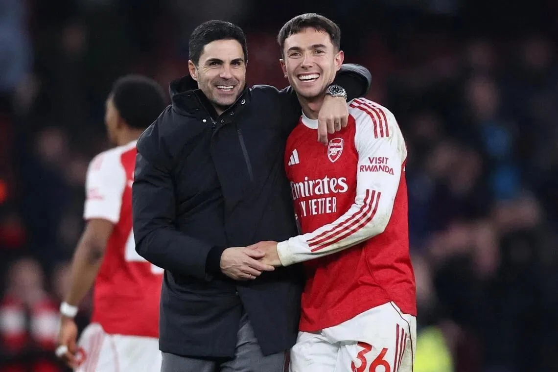 arteta eyes title after arsenal thrash villa