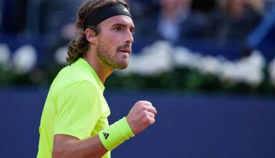 greece s stefanos tsitsipas said he completed five weeks of off season training without pain photo afp greece s stefanos tsitsipas said he completed five weeks of off season training without pain photo afp