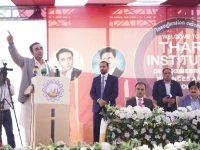 pakistan peoples party chairman bilawal bhutto zardari addresses the inauguration ceremony of the ned university affiliated thar institute of engineering science and technology and the school of modern sciences in tharparkar district on january 14 2026 photo express