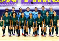 group photo of the women s futsal team photo zulfiqar baig