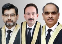 justice muhammad azam khan justice muhammad asif and justice inaam ameen minhas were sworn in as permanent judges in islamabad high court photo ihc website