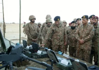 chief of defence forces asim munir inspecting weaponry source ispr