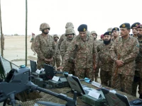 chief of defence forces asim munir inspecting weaponry source ispr chief of defence forces asim munir inspecting weaponry source ispr