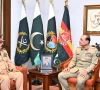 islamic military counter terrorism coalition imctc secretary general major general mohammed bin saeed al moghedi calls on chief of defence forces field marshal asim munir at general headquarters ghq rawalpindi photo ispr