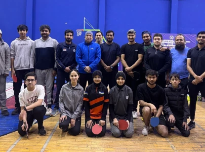 national ranking table tennis tournament begins in islamabad