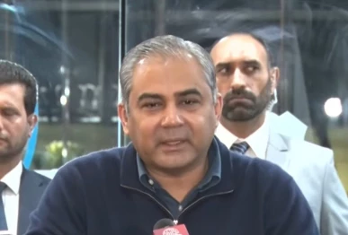 interior minister mohsin naqvi addresses a press conference in islamabad on saturday screengrab