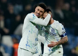 dimarco helps inter to eight point lead in serie a