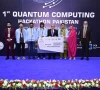 first place team receiving a cash prize of rs800 000 at the quantum computing hackathon photo express