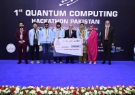 first place team receiving a cash prize of rs800 000 at the quantum computing hackathon photo express